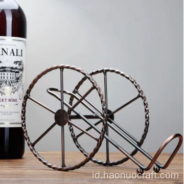 Rak anggur besi dengan roda